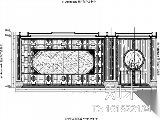 [大理]中式典雅大气别墅室内设计CAD施工图(含效果图）施工图下载【ID:161822134】