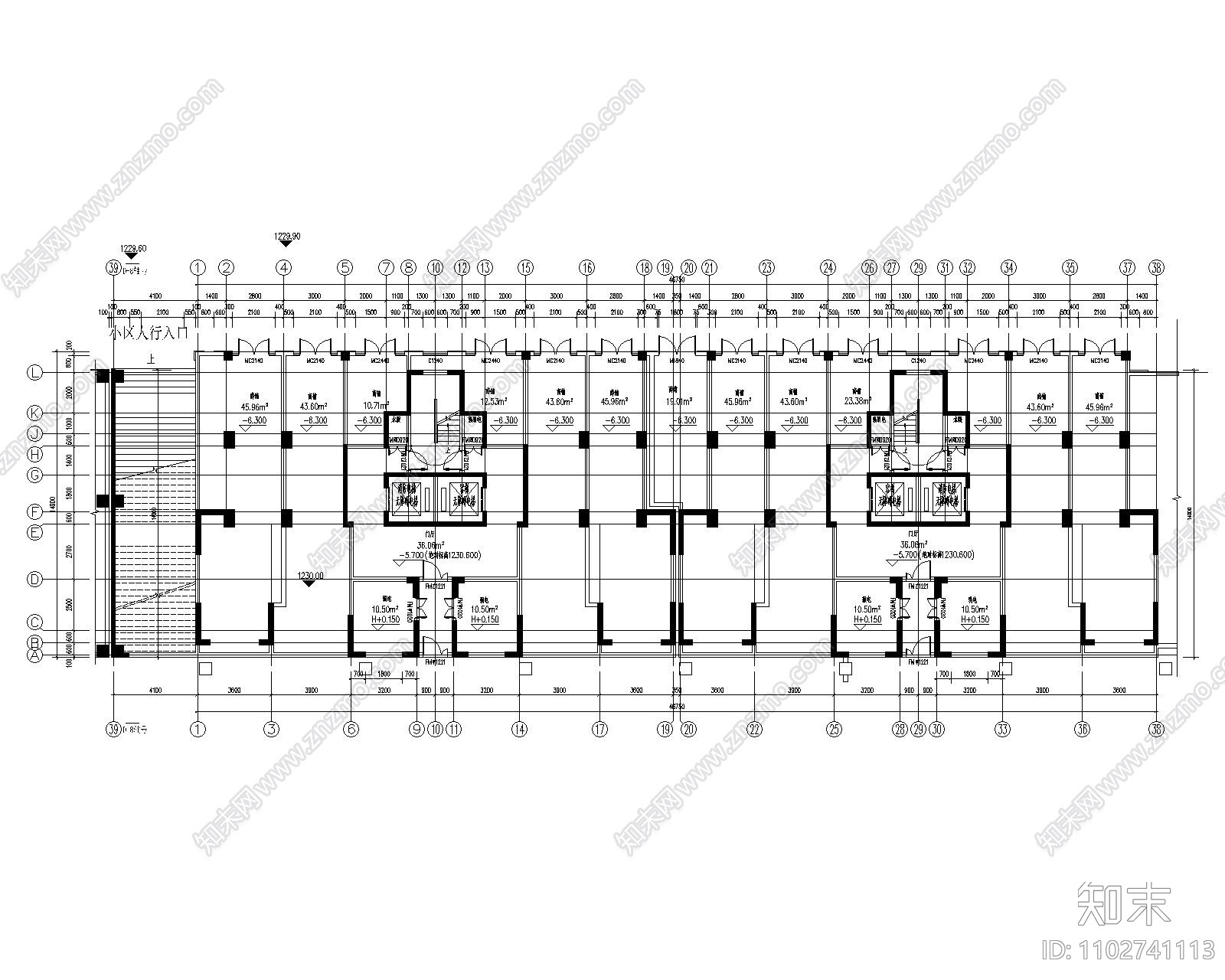 贵州住宅幼儿园地下车库综合体建筑施工图施工图下载【ID:1102741113】