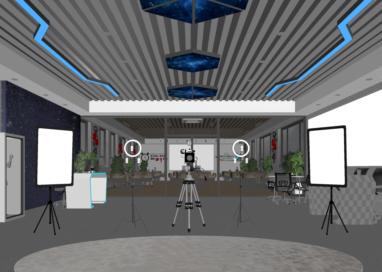 现代其他展厅3D模型下载【ID:1214623967】
