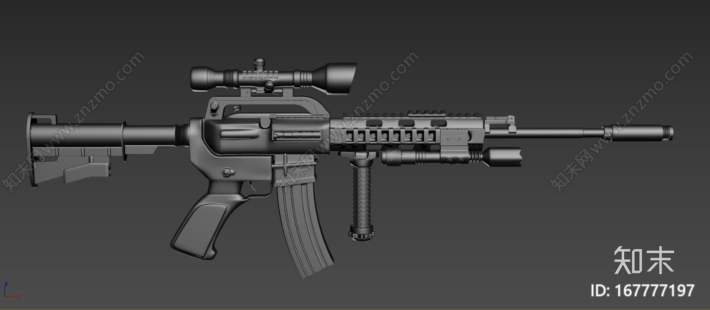 枪m4a1CG模型下载【ID:167777197】
