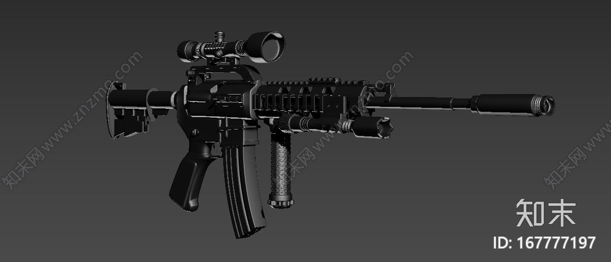 枪m4a1CG模型下载【ID:167777197】