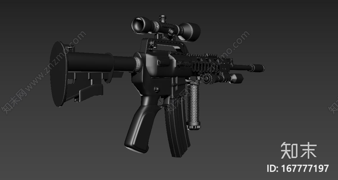 枪m4a1CG模型下载【ID:167777197】