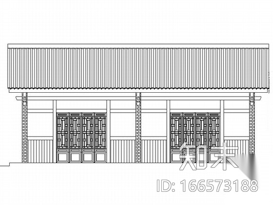 [仿古建]木结构房屋建筑方案图施工图下载【ID:166573188】