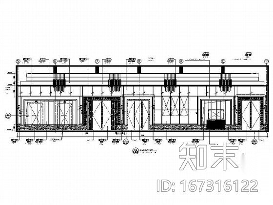 [广东]国际连锁五星级奢华典雅酒店会所装修图（含效果）施工图下载【ID:167316122】