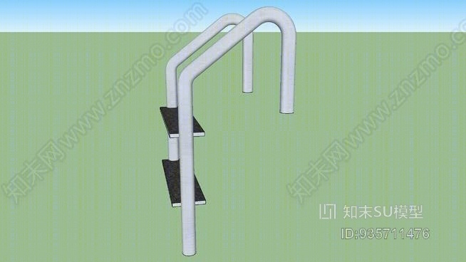 泳池楼梯SU模型下载【ID:935711476】