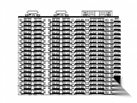 [杭州]某居住区15栋高层住宅、地下车库建筑施工图施工图下载【ID:167023166】