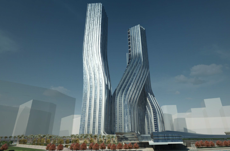 [迪拜]扎哈舞蹈大厦建筑设计方案文本(pdf cad)施工图下载【id