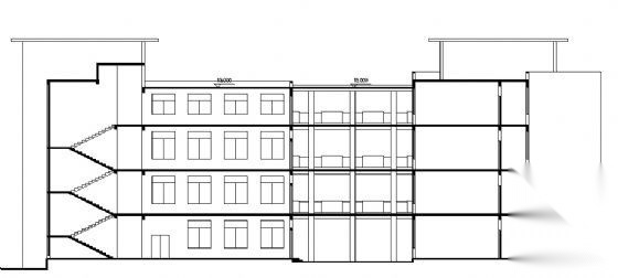 某学校教学楼建筑方案cad施工图下载【ID:151538169】