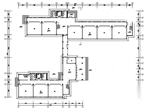 某学校教学楼建筑方案cad施工图下载【ID:151538169】