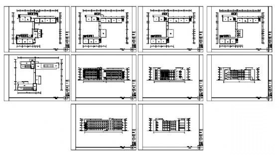 某学校教学楼建筑方案cad施工图下载【ID:151538169】