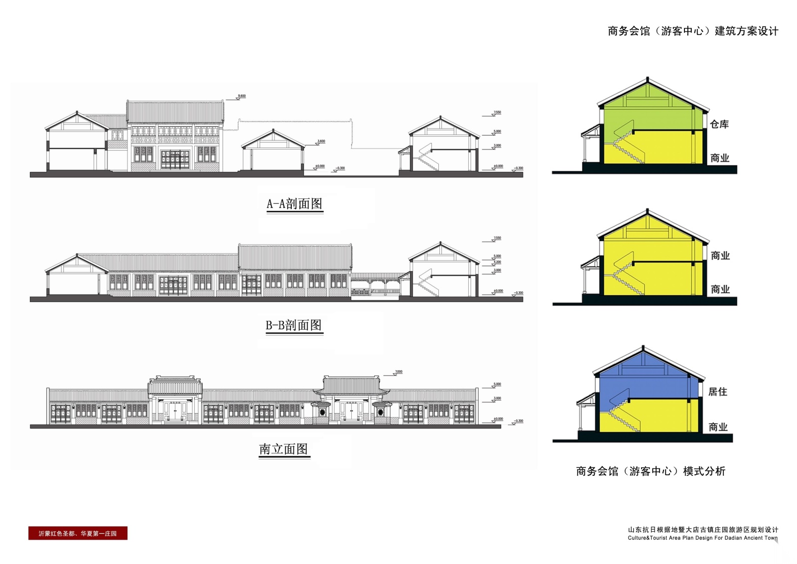 [山东]古镇庄园旅游区规划建筑设计方案文本cad施工图下载【ID:151641147】