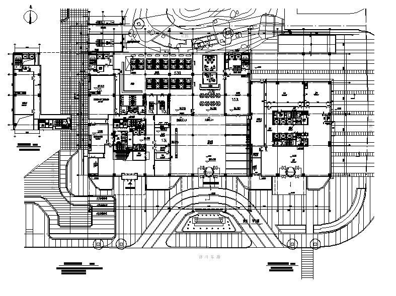 [江苏]高层连廊式办公酒店综合体建筑施工图施工图下载【ID:151528128】