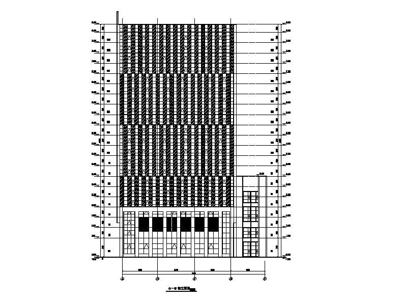 [江苏]高层连廊式办公酒店综合体建筑施工图施工图下载【ID:151528128】