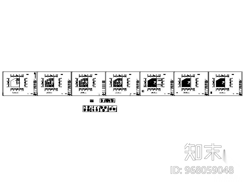 [上海]某置业公司办公空间装修图cad施工图下载【ID:968059048】