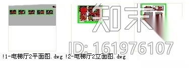 精装酒店电梯厅装修图cad施工图下载【ID:161976107】
