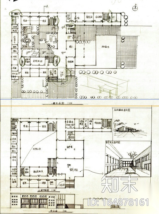 资料|优秀建筑考研快题作业施工图下载【ID:164878161】