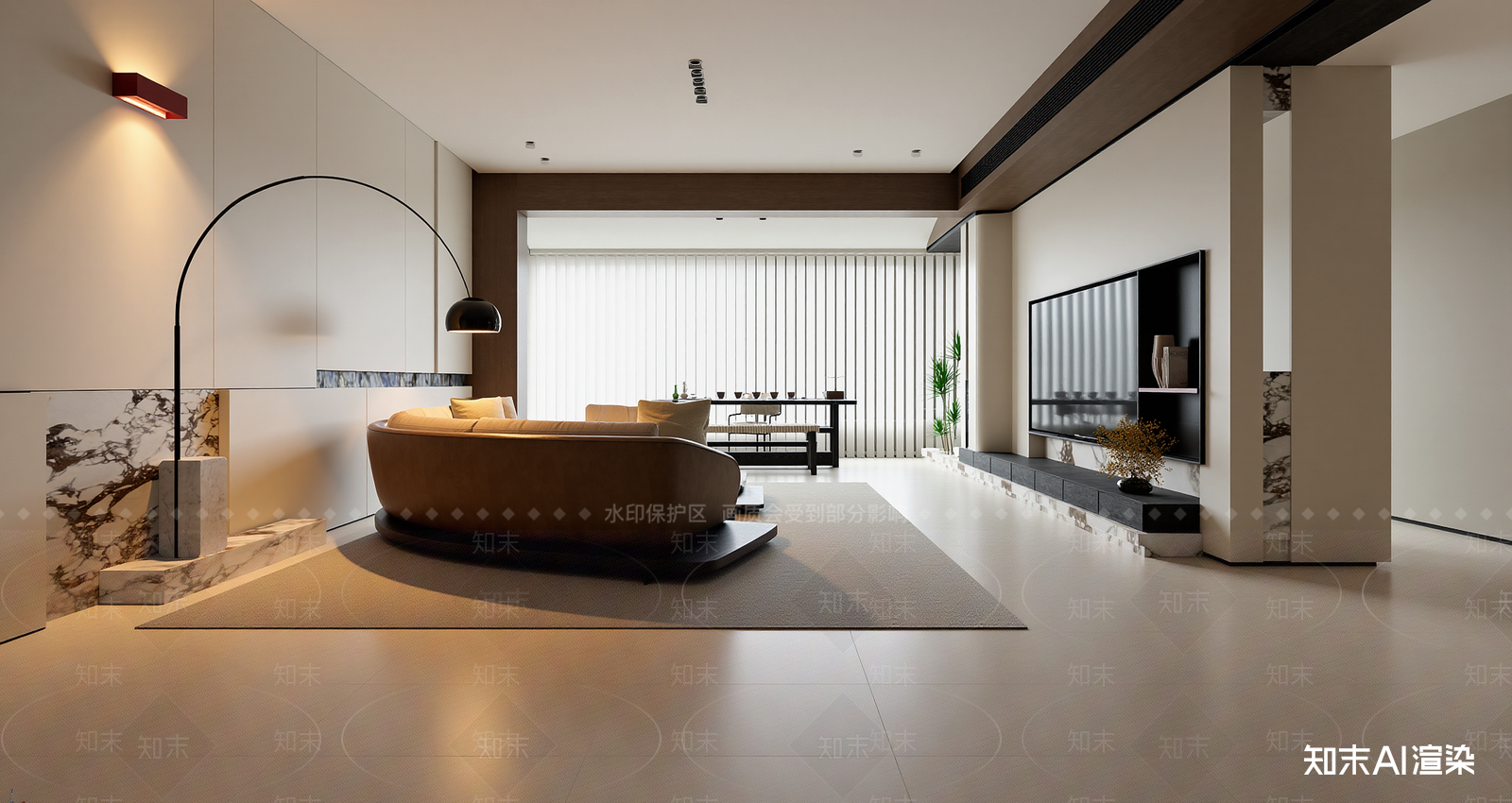 现代家居客厅3D模型下载【ID:1221522963】