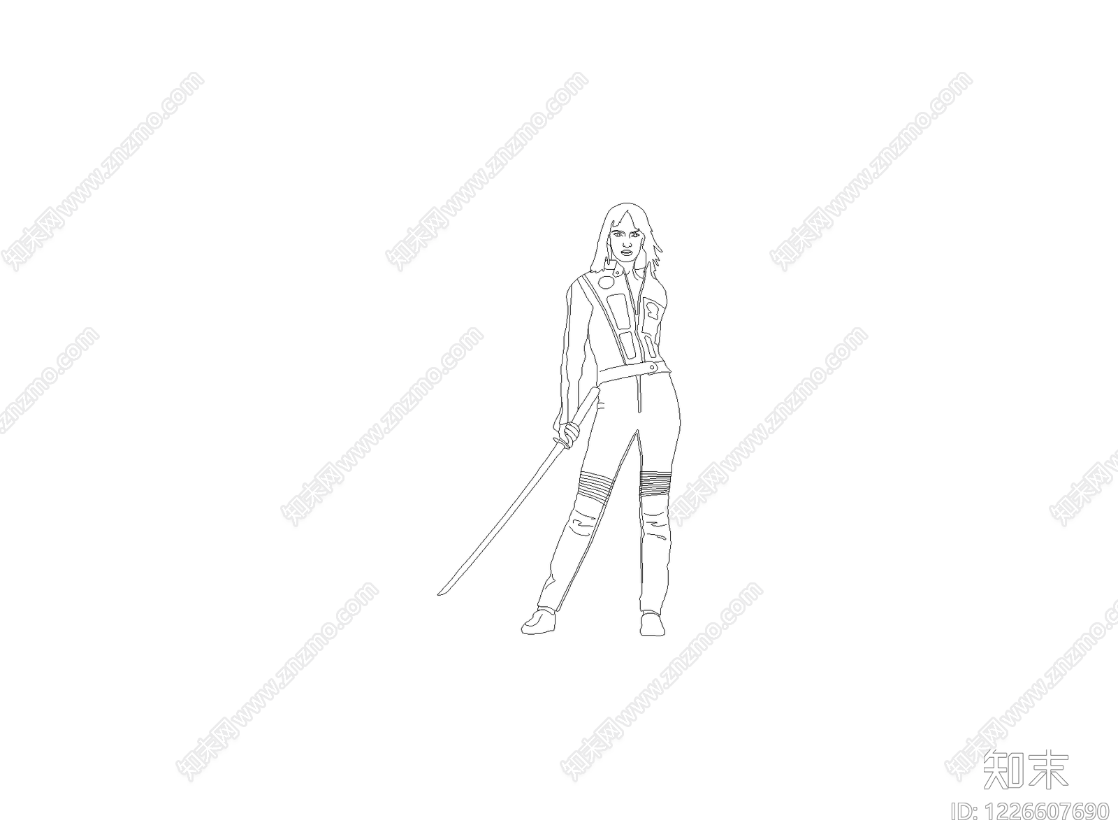 人物cad施工图下载【ID:1226607690】