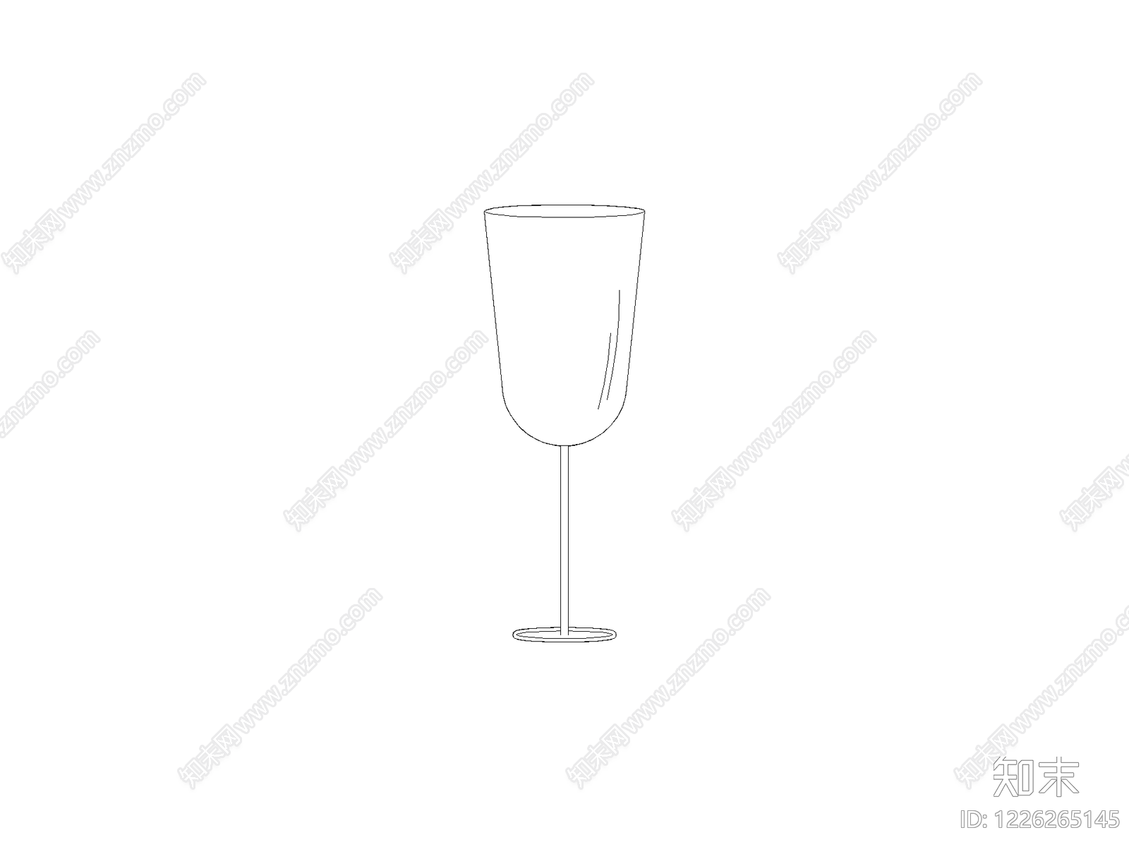 陈设类立面挂画cad施工图下载【ID:1226265145】