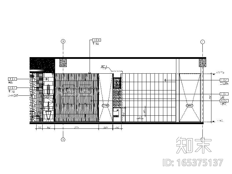 [郑州]全国连锁餐饮空间设计CAD施工图(含效果图)cad施工图下载【ID:165375137】