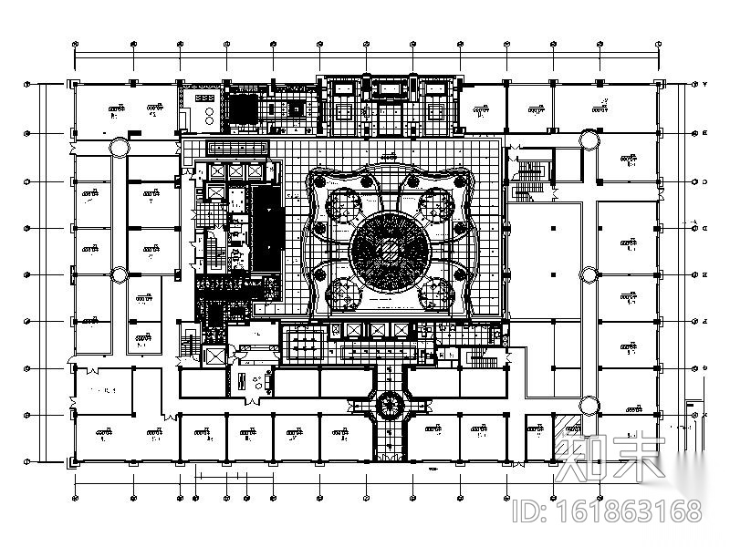 [福建]资深设计师代表作品！超豪华大型酒店室内设计施...施工图下载【ID:161863168】