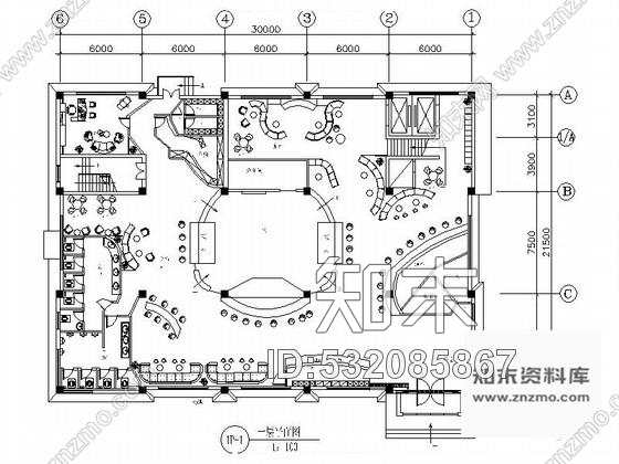 施工图广东现代型智能时尚典雅写字楼室内装修施工图含水电图施工图下载【ID:532085867】