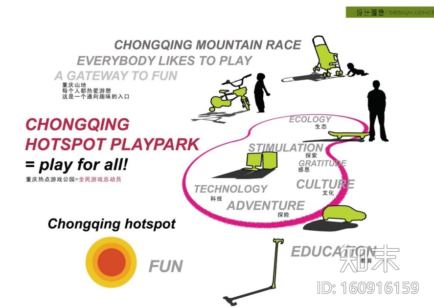 [重庆]儿童公园景观方案文本施工图下载【ID:160916159】