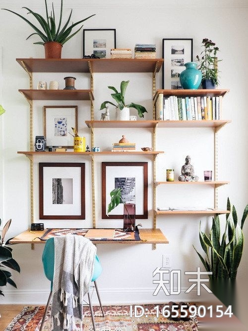 住宅装修墙面收纳架设计参考-27张cad施工图下载【ID:165590154】