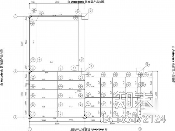 原混凝土结构加层钢结构加固改造施工图cad施工图下载【ID:165172124】