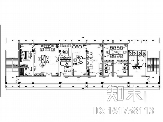 [南京]国有设计单位设计4S店办公室室内设计施工图施工图下载【ID:161758113】