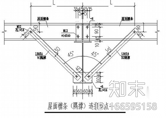 门式刚架厂房气楼及雨篷节点图cad施工图下载【ID:166595158】