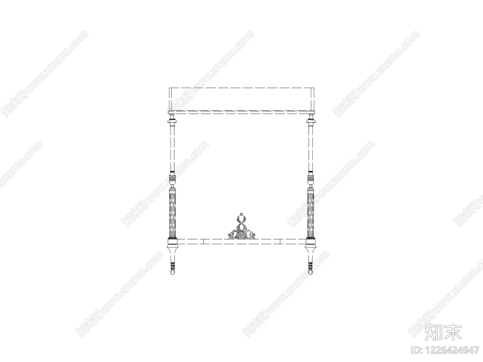 桌子cad施工图下载【ID:1226424947】