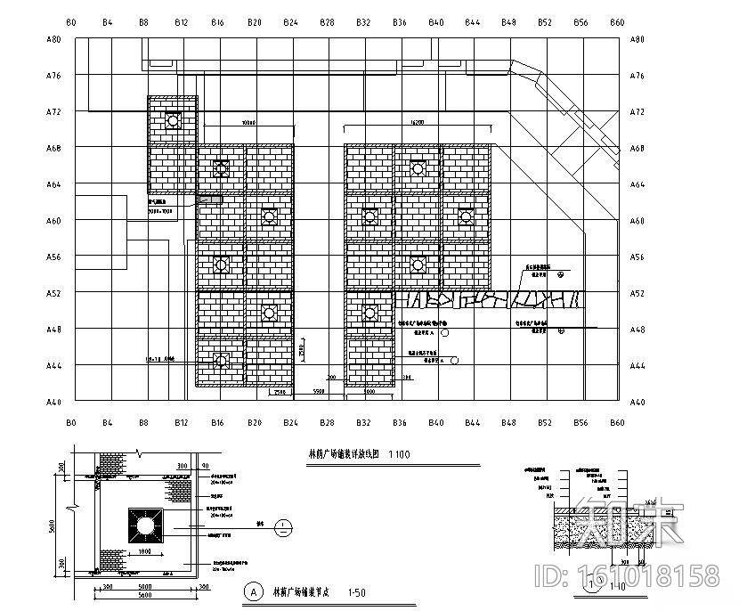 [北京]嘉润园国际社区全套景观施工图设计文本（含给排...cad施工图下载【ID:161018158】