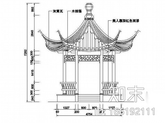 某学校教学楼东侧绿地景观设计施工图cad施工图下载【ID:166192111】