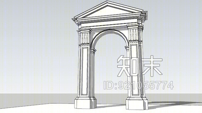 汤米美经典勋章SU模型下载【ID:921055774】