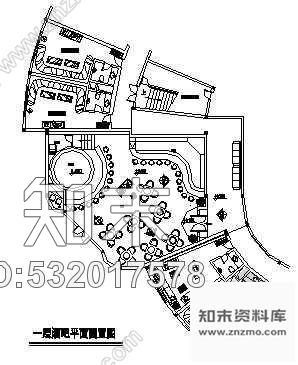 施工图一小酒吧装饰施工图施工图下载【ID:532017578】