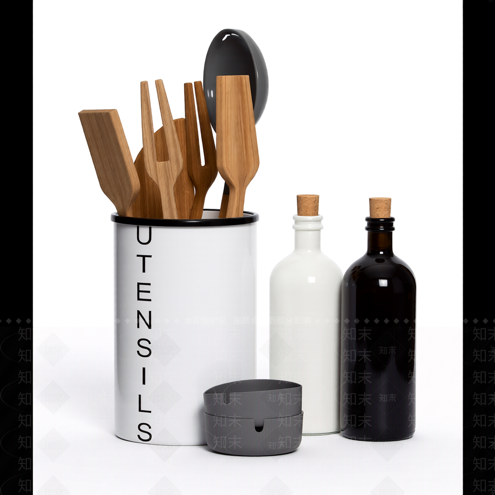 厨房用具套装3D模型下载【ID:1206193420】