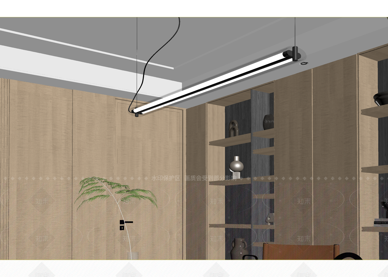 新中式玄关3D模型下载【ID:1214606983】