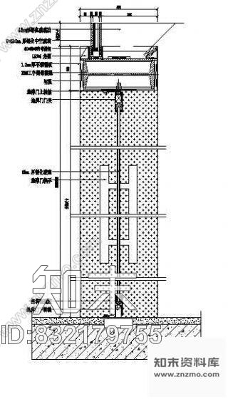 图块/节点地弹门节点图cad施工图下载【ID:832179755】