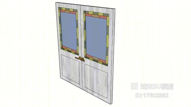 双开门SU模型下载【ID:119311932】