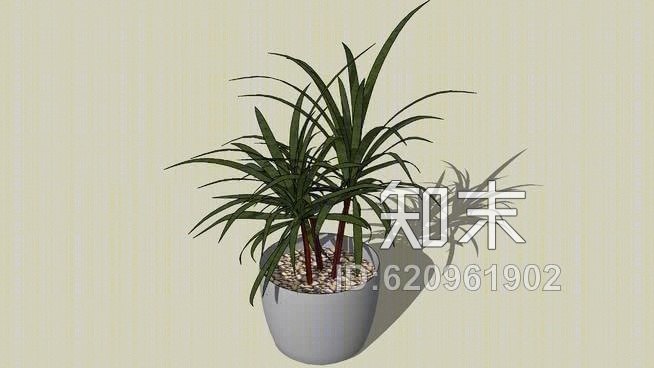 植物盆栽SU模型下载【ID:620961902】