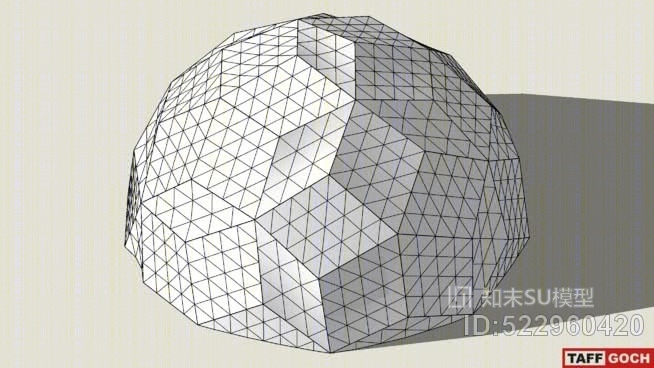 伍兹孔穹顶SU模型下载【ID:522960420】