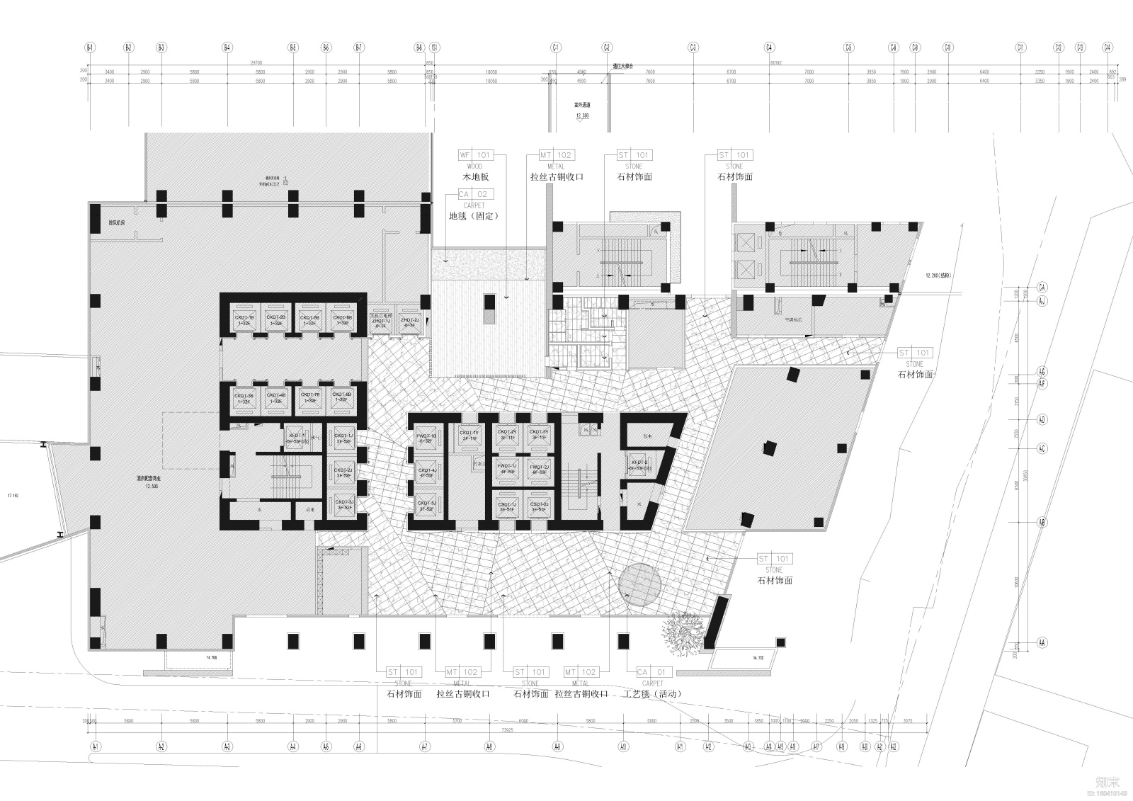 [重庆]威斯汀酒店设计工程施工图+效果图cad施工图下载【ID:160410149】