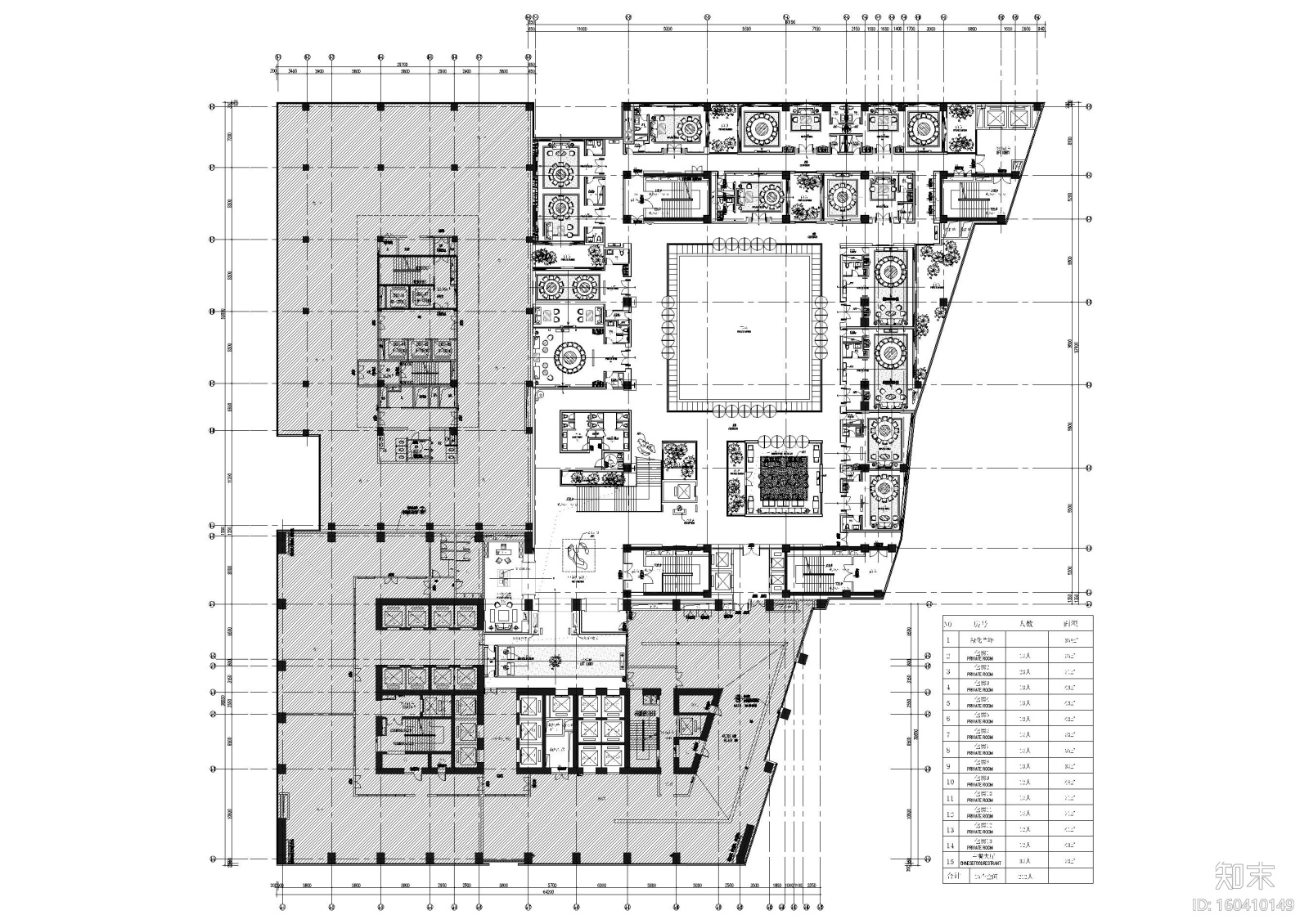 [重庆]威斯汀酒店设计工程施工图+效果图cad施工图下载【ID:160410149】