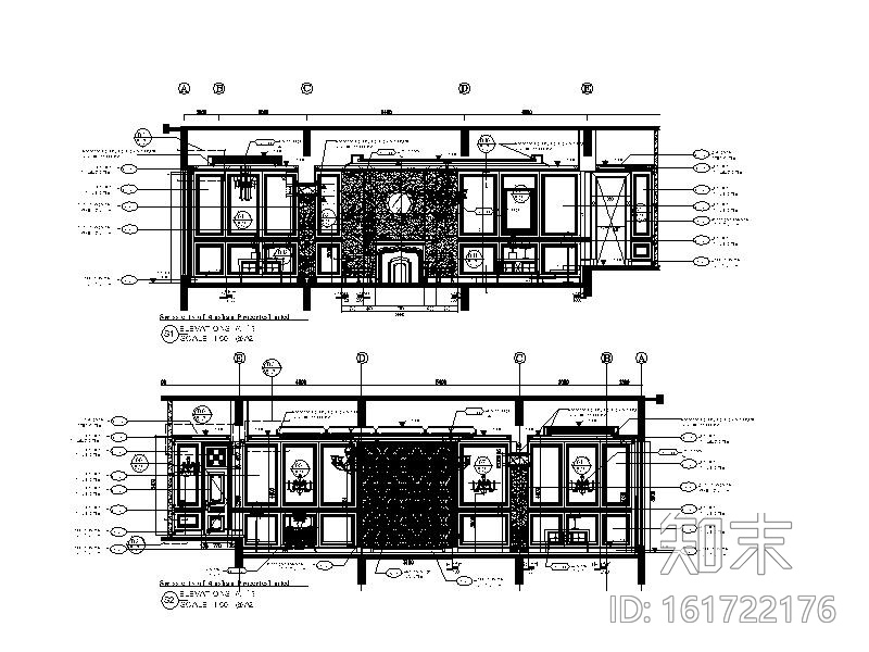 [辽宁]欧式售楼处及会所设计施工图（含效果图）cad施工图下载【ID:161722176】