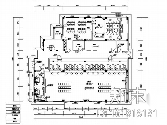 [重庆]某路桥收费办公服务中心室内施工图施工图下载【ID:161818131】