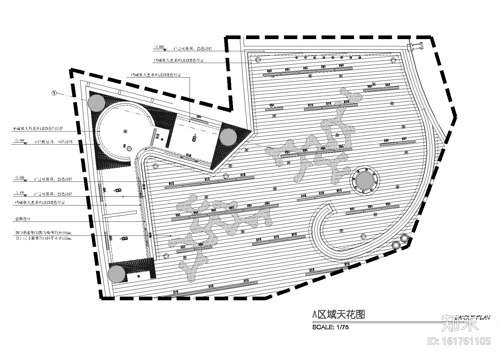 [北京]鼎悦坊火锅餐厅CAD室内施工图+效果图cad施工图下载【ID:161761105】