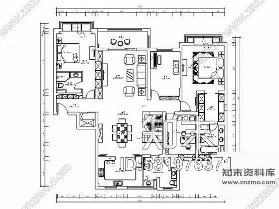 施工图上海豪华欧式风格两层别墅施工图含客厅效果图施工图下载【ID:531976371】