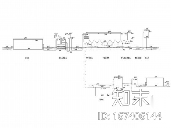 [四川]集中供水工程设计施工图纸（含80余页设计说明）cad施工图下载【ID:167406144】