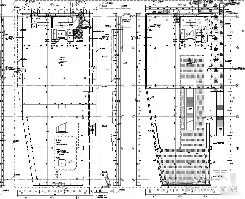 [四川]大慈溪远洋太古里商业建筑施工图cad施工图下载【ID:167216163】